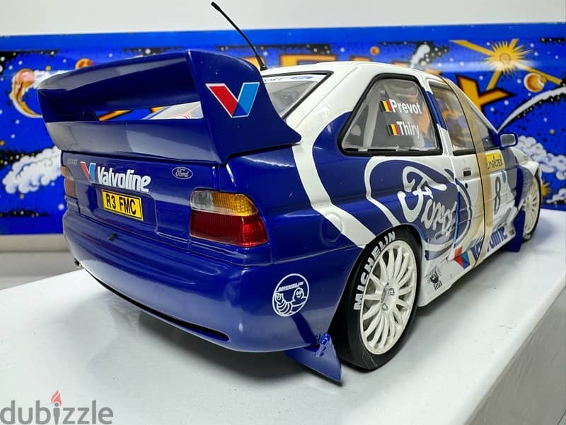 1/18 diecast Full Opening 1998 Ford Escort RS Cosworth WRC Monte Carlo 10