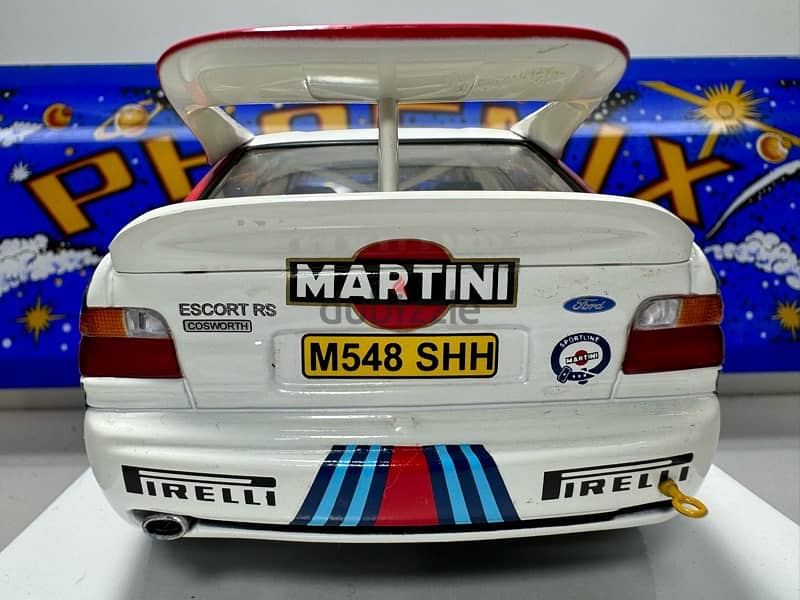 1/18 diecast Full Opening Ford Escort RS MARTINI WRC 1000 Miglia 0