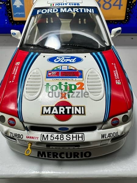 1/18 diecast Full Opening Ford Escort RS MARTINI WRC 1000 Miglia 1