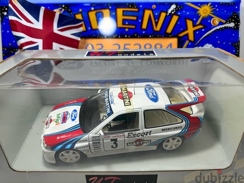 1/18 diecast Full Opening Ford Escort RS MARTINI WRC 1000 Miglia 2