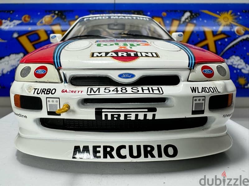 1/18 diecast Full Opening Ford Escort RS MARTINI WRC 1000 Miglia 3