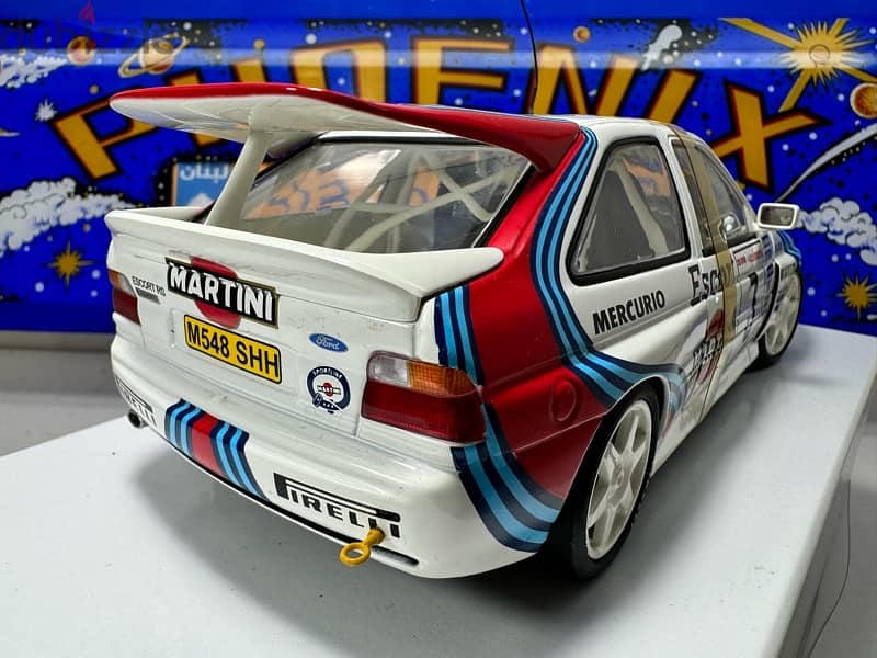 1/18 diecast Full Opening Ford Escort RS MARTINI WRC 1000 Miglia 7