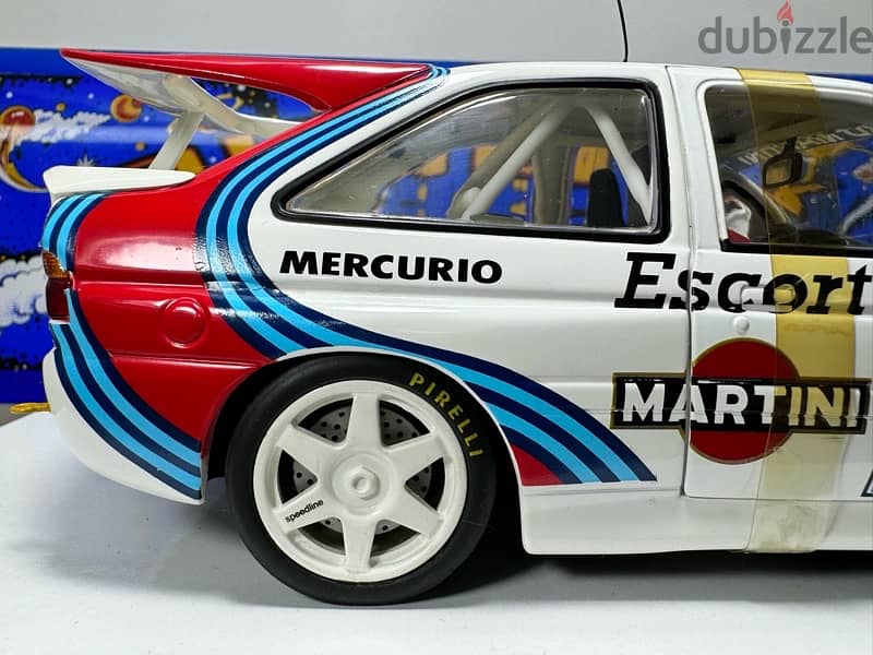 1/18 diecast Full Opening Ford Escort RS MARTINI WRC 1000 Miglia 11