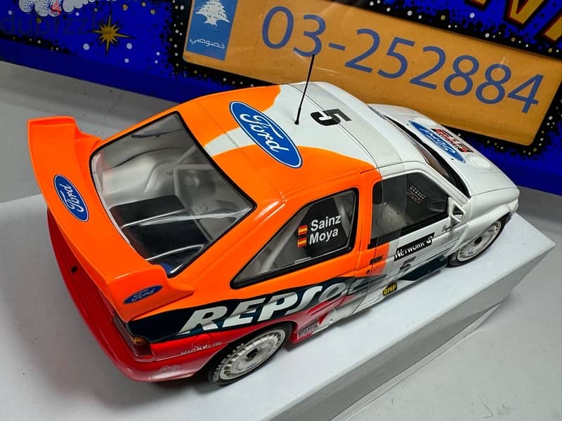 1/18 diecast Full Opening Ford Escort RS Cosworth RAC 1993 REPSOL UT 2