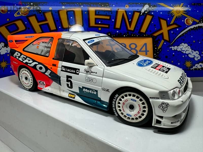 1/18 diecast Full Opening Ford Escort RS Cosworth RAC 1993 REPSOL UT 8