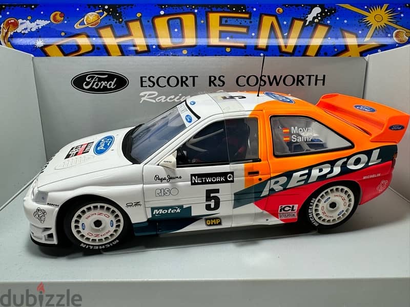 1/18 diecast Full Opening Ford Escort RS Cosworth RAC 1993 REPSOL UT 12