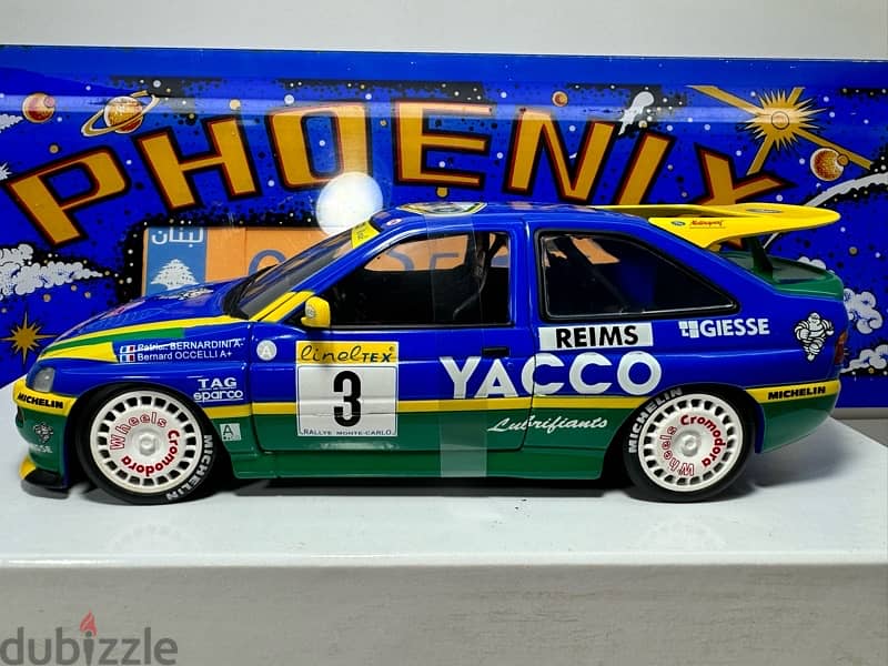 1/18 diecast Full Opening Ford Escort RS Cosworth WRC 1st Monte Carlo 1