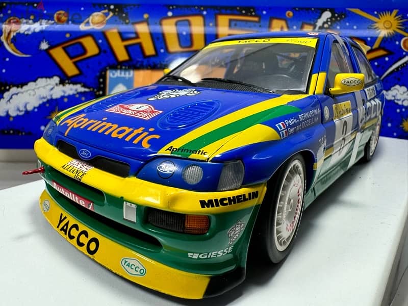 1/18 diecast Full Opening Ford Escort RS Cosworth WRC 1st Monte Carlo 2