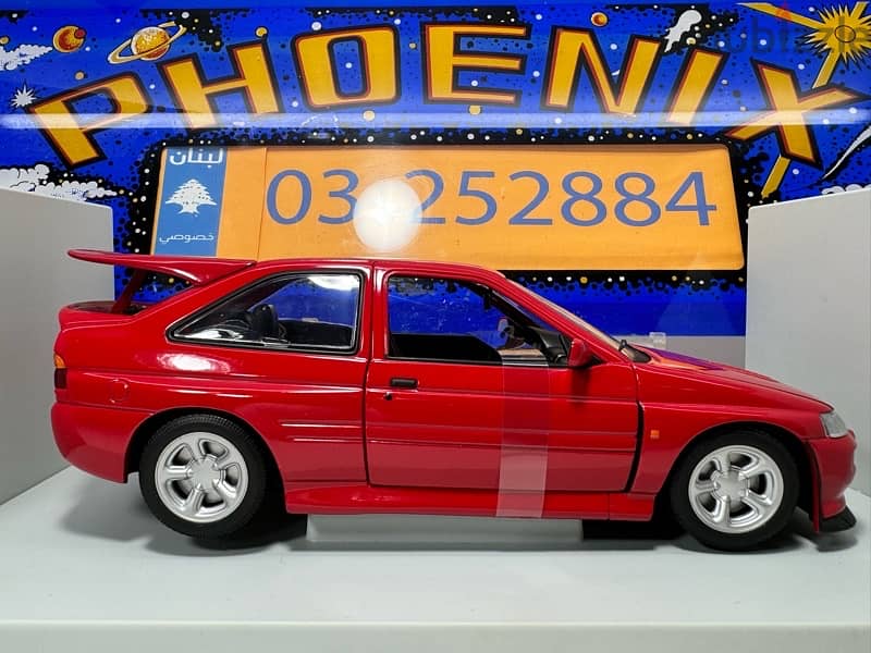 1/18 diecast Full Opening Ford Escort RS Cosworth Street Edition Red 3