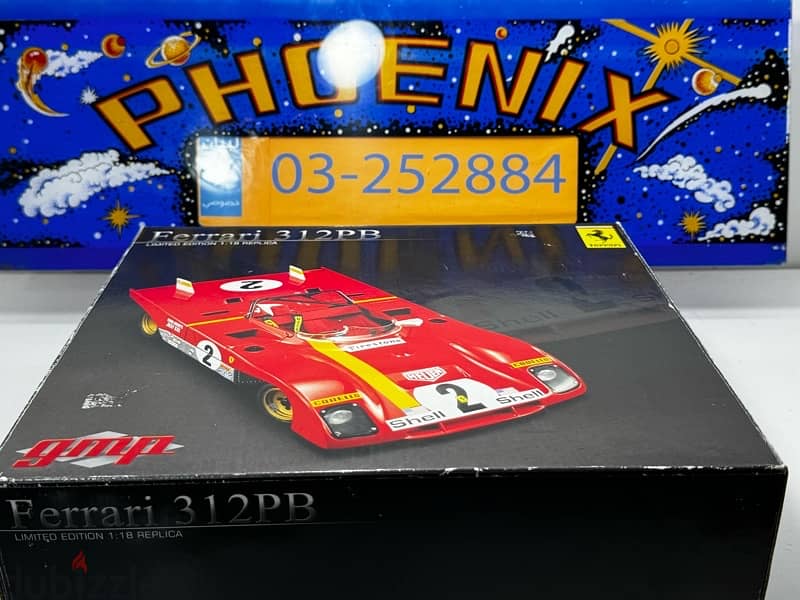 1/18 diecast Ferrari 312 PB 24 hours Daytona 1972 0