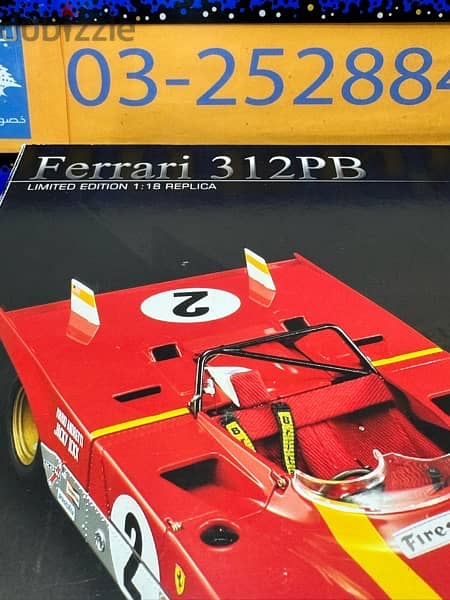 1/18 diecast Ferrari 312 PB 24 hours Daytona 1972 13