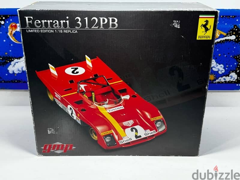 1/18 diecast Ferrari 312 PB 24 hours Daytona 1972 15