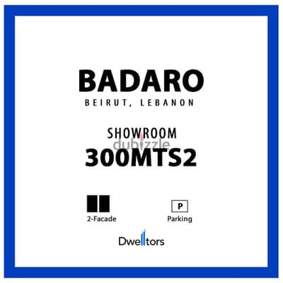 Showroom for rent in BADARO - 300 MT2 - 2 Facade