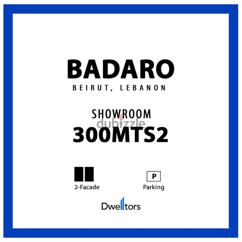 Showroom for rent in BADARO - 300 MT2 - 2 Facade 0