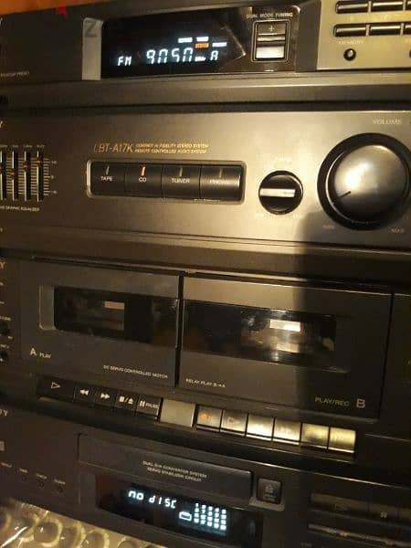 Sony vintage stereo HCDA17K (100watts×4)high power sound& bass reflect 3