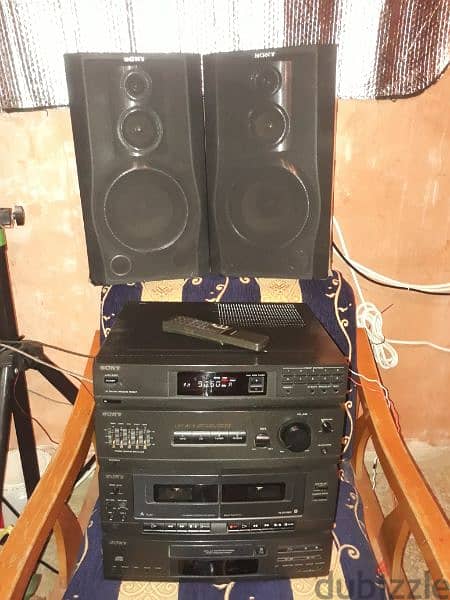 Sony vintage stereo HCDA17K (100watts×4)high power sound& bass reflect 4