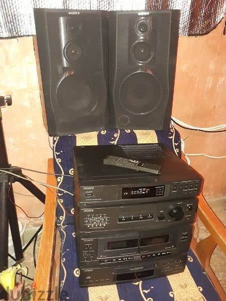 Sony vintage stereo HCDA17K (100watts×4)high power sound& bass reflect 7