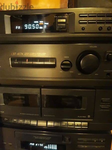 Sony vintage stereo HCDA17K (100watts×4)high power sound& bass reflect 9