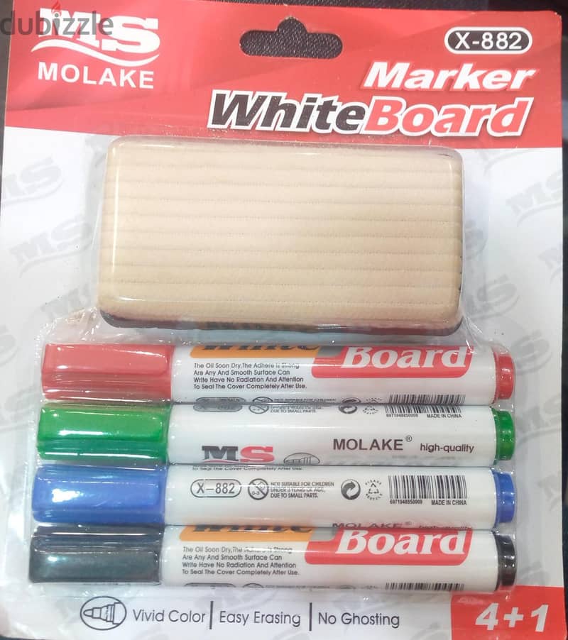 MS MOLAKE-MARKER WHITE BOARD 4+1 0