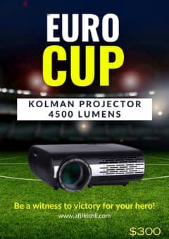 Kolman LED Projectors 4500 Lumens New