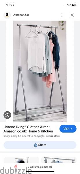 clothes rail