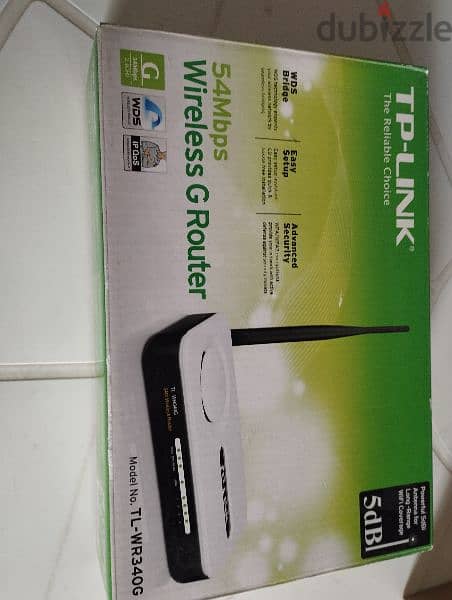 TP Link 54Mbps Wireless G Router (TL-WR340G) 0