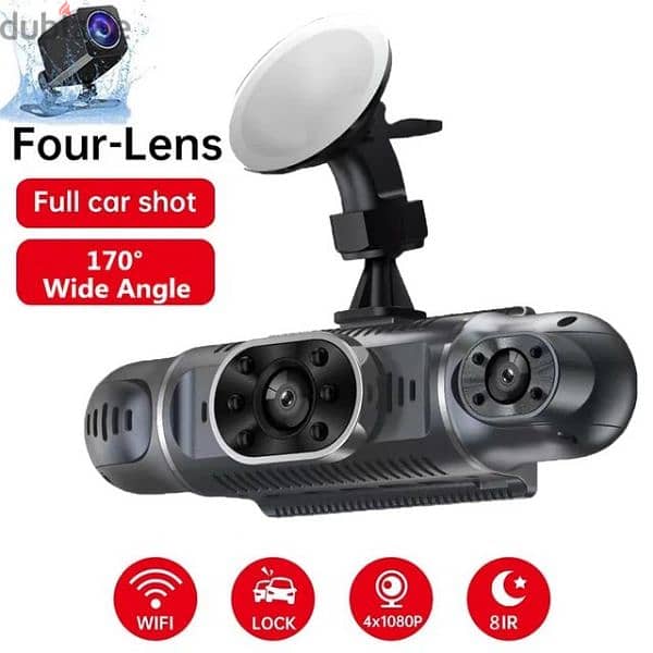 Dash Cam F330 4 Channels camera 1