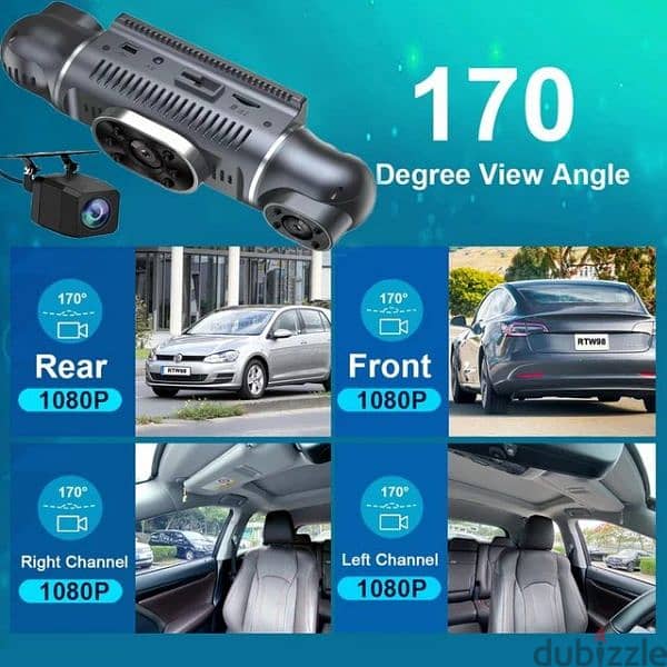 Dash Cam F330 4 Channels camera 4