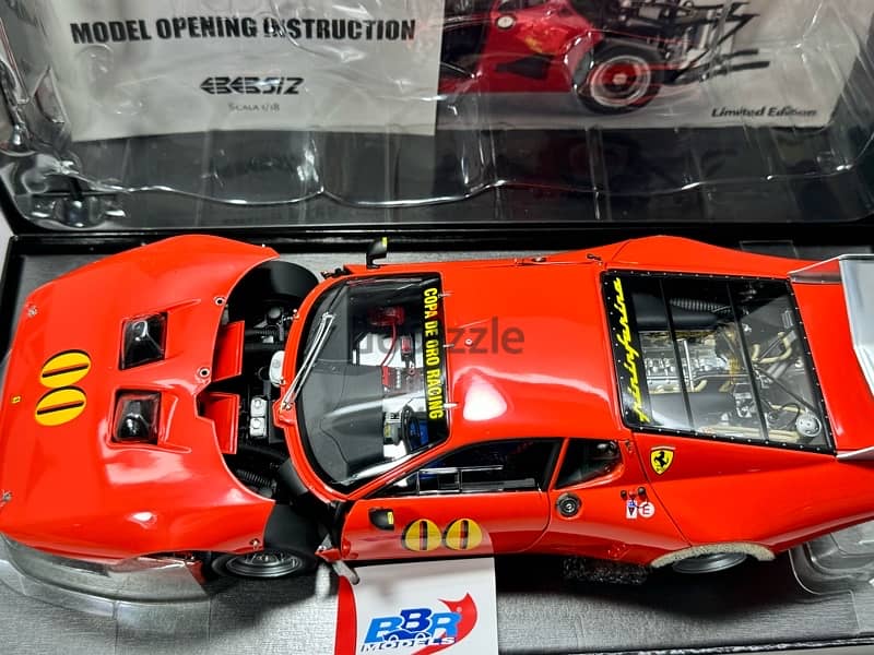 1/18 diecast. RARE BBR Ferrari 512BB LM (LIMITED 511 PIECES WORLD) 3