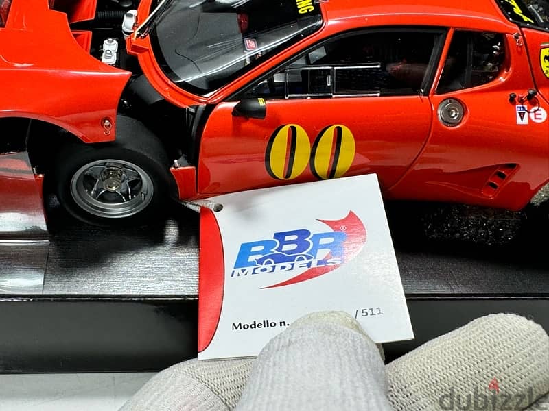 1/18 diecast. RARE BBR Ferrari 512BB LM (LIMITED 511 PIECES WORLD) 7