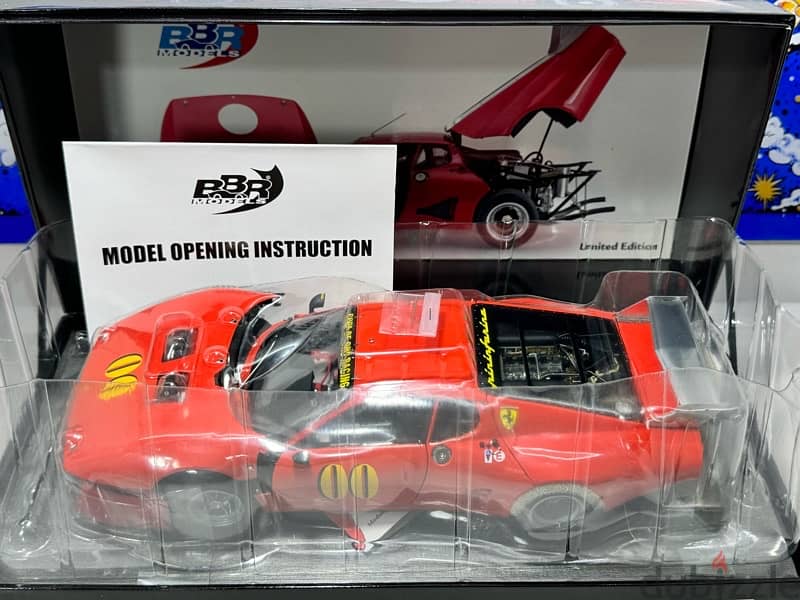 1/18 diecast. RARE BBR Ferrari 512BB LM (LIMITED 511 PIECES WORLD) 12