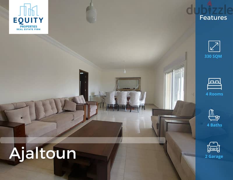 Ajaltoun | Terrace | Great Deal | 330 SQM | Fully Furnished | #RB63697 0