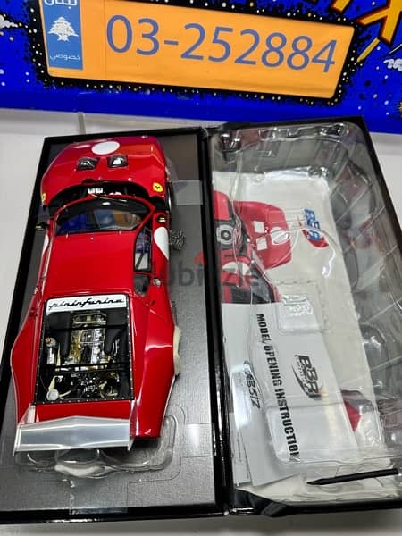 SOLDES 1/18 Full Opening diecast BBR Ferrari 512BB LM 1979 HE180021 6