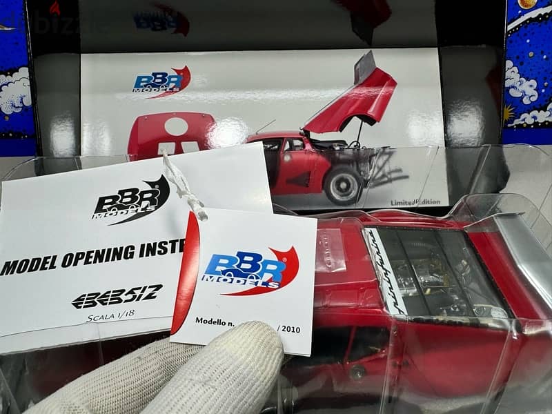 SOLDES 1/18 Full Opening diecast BBR Ferrari 512BB LM 1979 HE180021 9