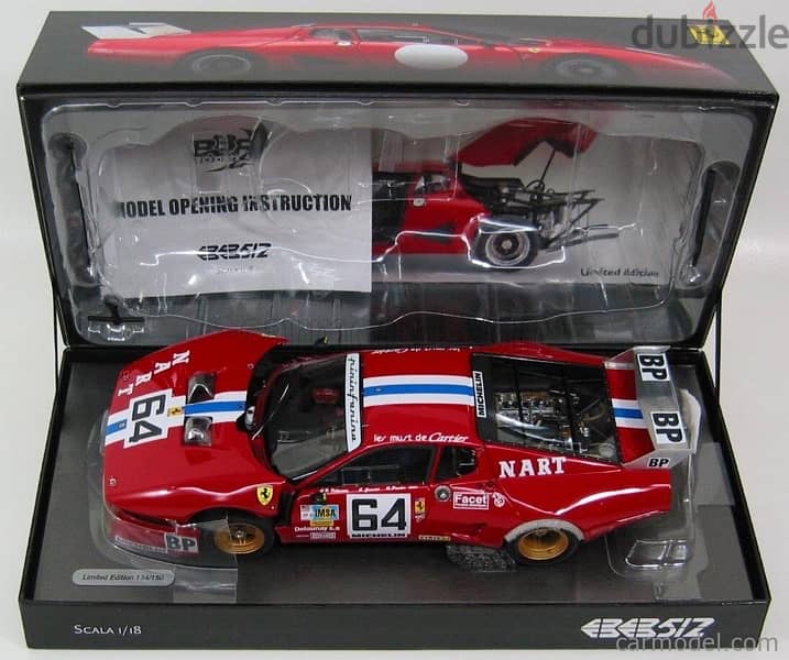 1/18 diecast FACTORY SEALED Ferrari 512 LM NART 150 PIECES WORLD WIDE) 1