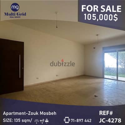 JC-4278 / Apartment for Sale in Zouk Mosbeh, شقة للبيع في ذوق مصبح