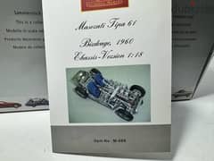 1/18 diecast FACTORY SEALED BOX CMC Maserati Bird Cage Masesati