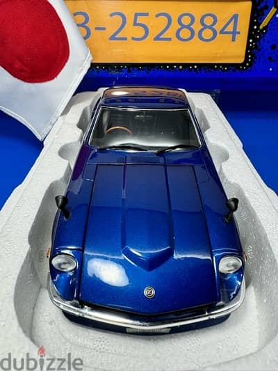 1/18 diecast NISSAN Fairlady Z-L 1970 (S30) (Blue Metallic) by Kyosho