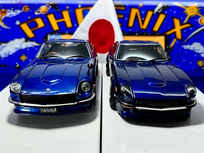 1/18 diecast NISSAN Fairlady Z-L 1970 (S30) (Blue Metallic) by Kyosho 12