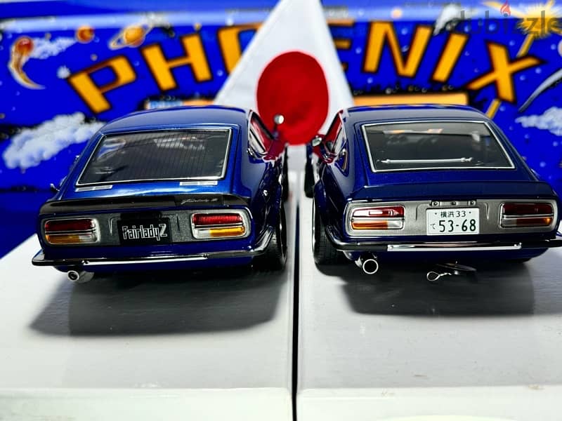 1/18 diecast NISSAN Fairlady Z-L 1970 (S30) (Blue Metallic) by Kyosho 13