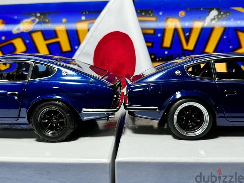 1/18 diecast NISSAN Fairlady Z-L 1970 (S30) (Blue Metallic) by Kyosho 15