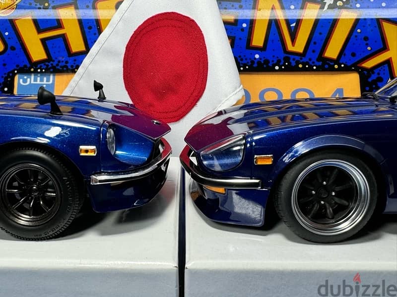 1/18 diecast NISSAN Fairlady Z-L 1970 (S30) (Blue Metallic) by Kyosho 16