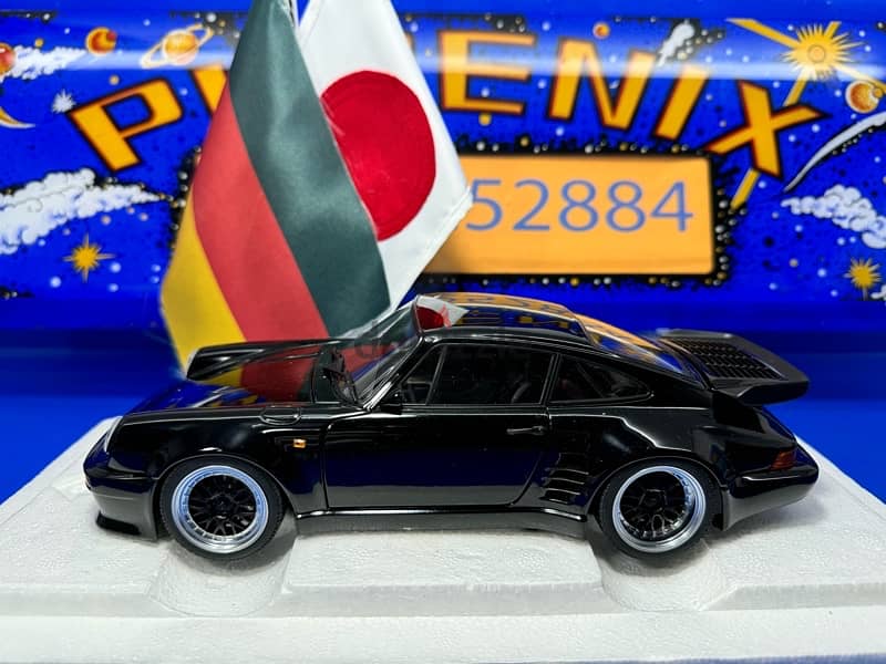 1/18 diecast Autoart PORSCHE 911 (930) TURBO WANGAN MIDNIGHT Blackbird 2