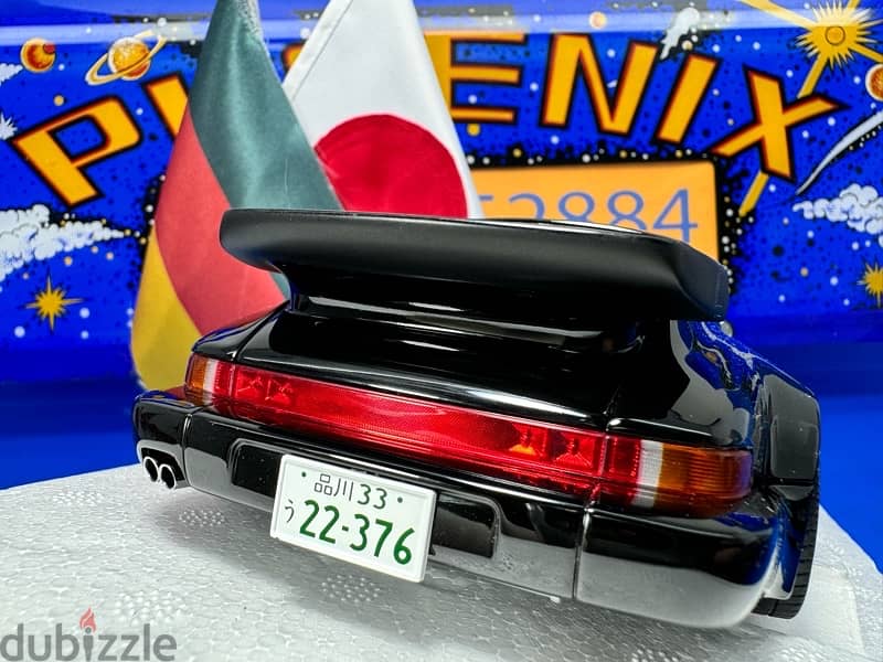 1/18 diecast Autoart PORSCHE 911 (930) TURBO WANGAN MIDNIGHT Blackbird 3