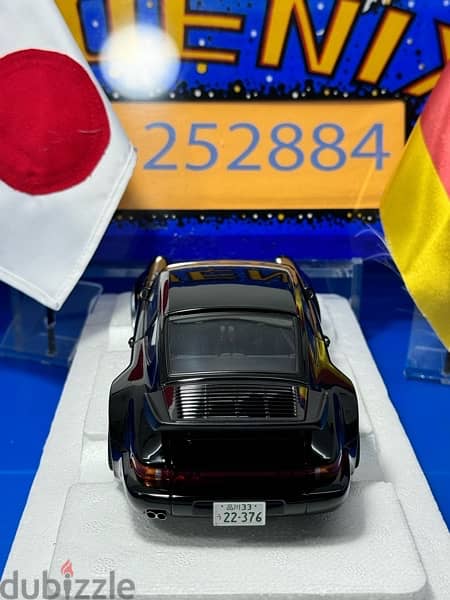 1/18 diecast Autoart PORSCHE 911 (930) TURBO WANGAN MIDNIGHT Blackbird 5