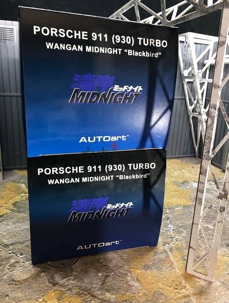 1/18 diecast Autoart PORSCHE 911 (930) TURBO WANGAN MIDNIGHT Blackbird 10