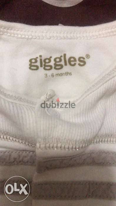 overall giggles 3-6 months baby clothes 1