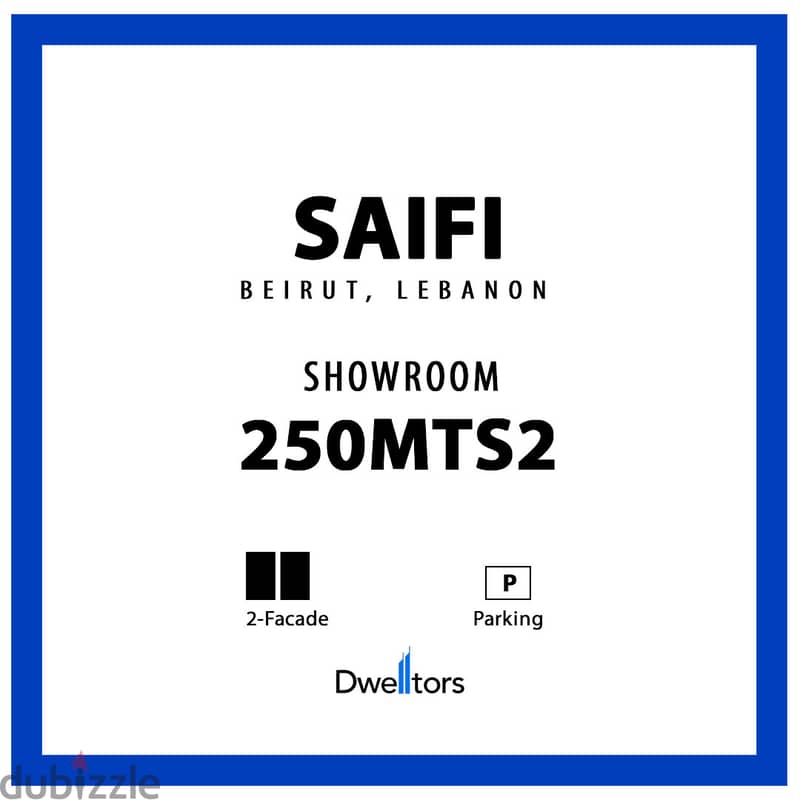 Showroom for rent in SAIFI - 250 MT2 - 2 Facade 0