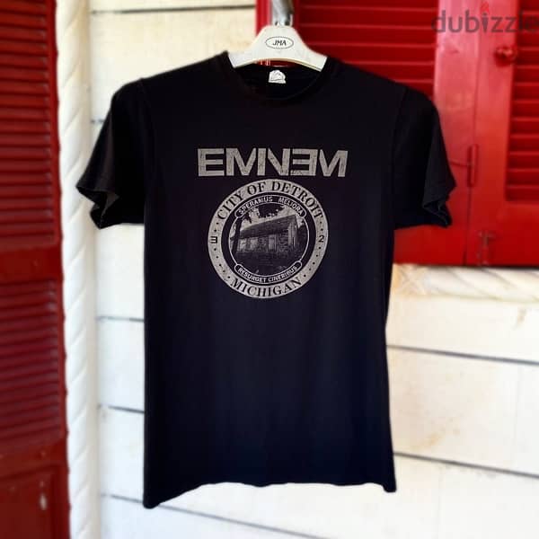 EMINEM City Of Detroit Black T-Shirt. 1