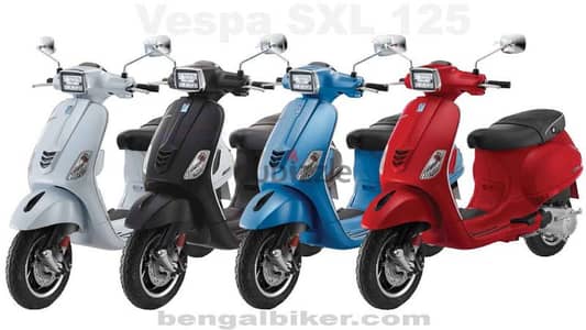 Vespa vxl 150cc model 2023 abs dealer warranty 0klm